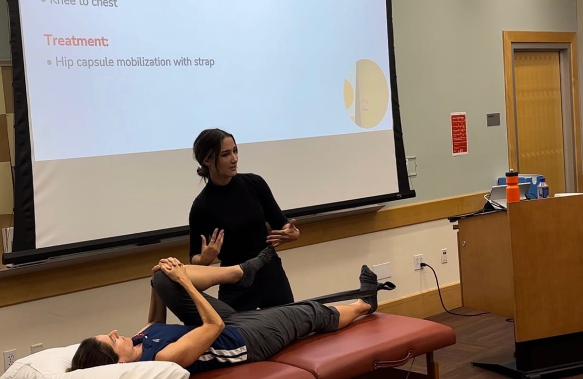 Hands-on clinical treatment demonstration